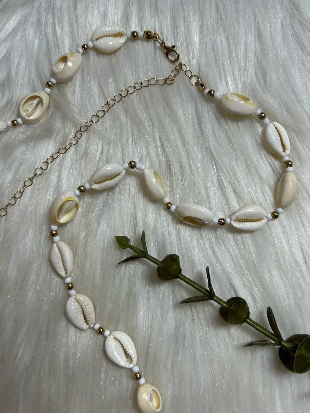 Cowrie Bead Necklace